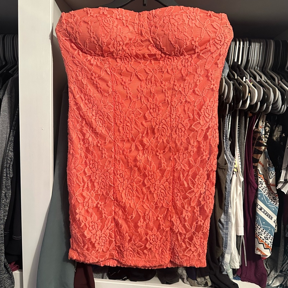 Body Central Strapless Bodycon Dress